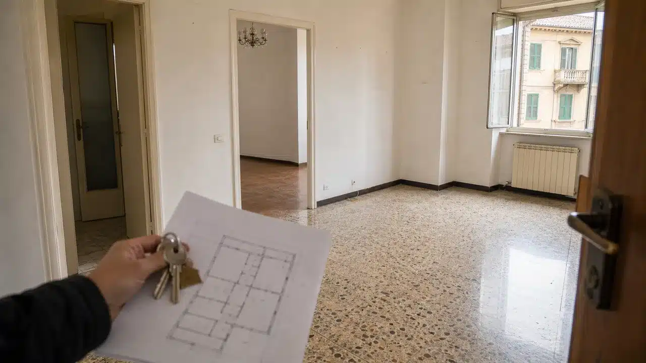 Sopralluogo in un appartamento italiano da mettere a reddito