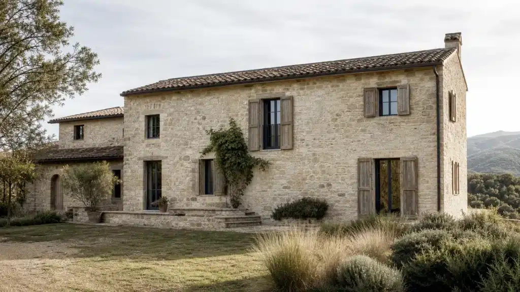 Rustico in pietra ristrutturato in campagna